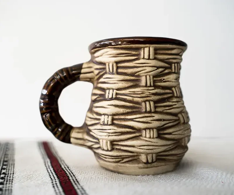 Cană împletită-Ceramică Marginea