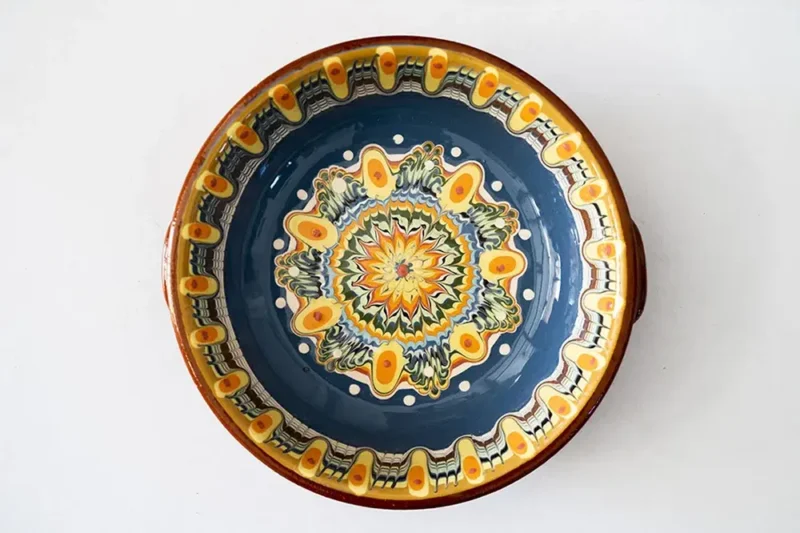 Castron cu 2 mânere-Ceramică Marginea