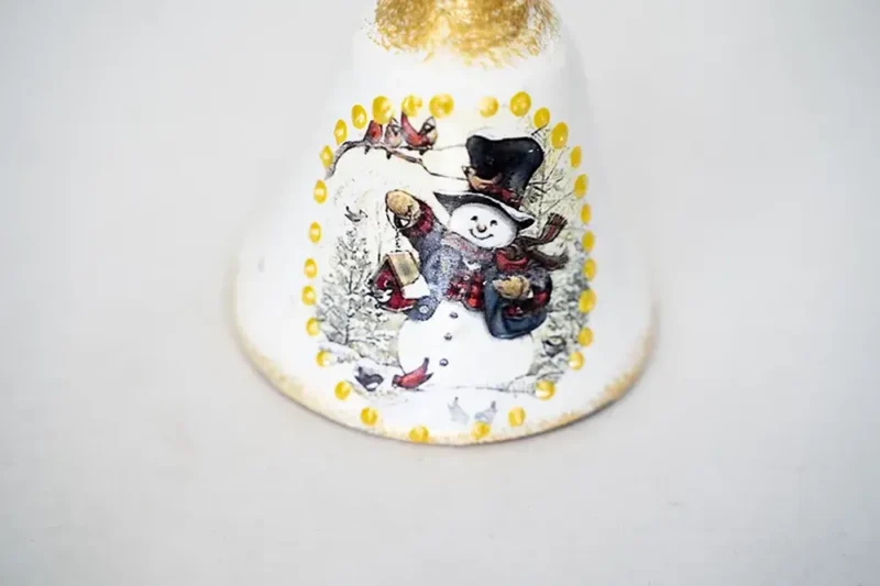 Clopoțel model om de zăpadă-Ceramică Marginea