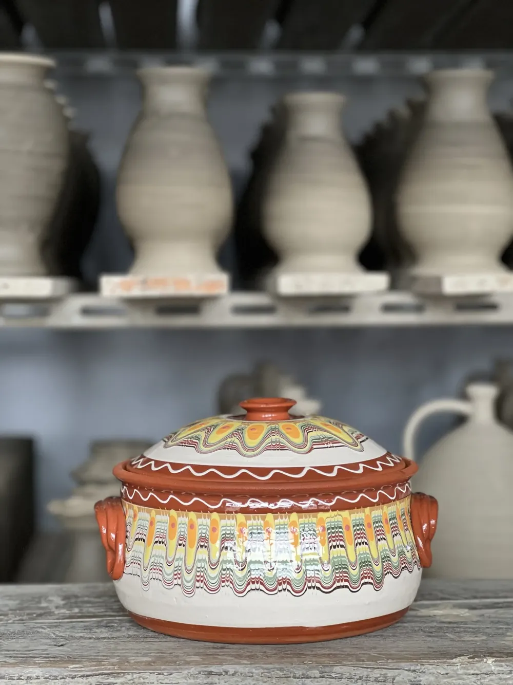 Oală pentru sarmale 5 L-Ceramică Marginea