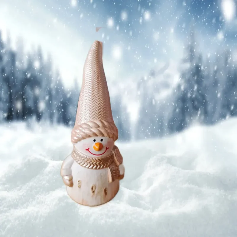 Om de zăpadă din ceramică-Ceramică Marginea