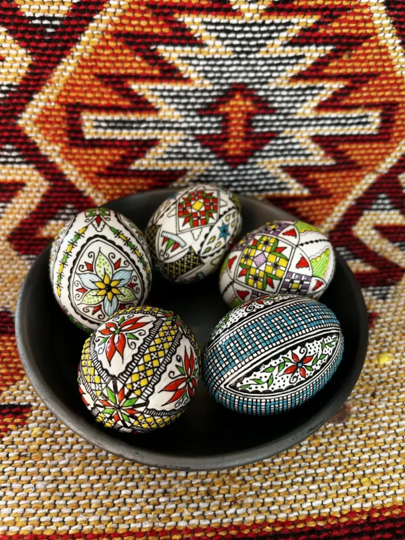 Ouă încondeiate-Ceramică Marginea
