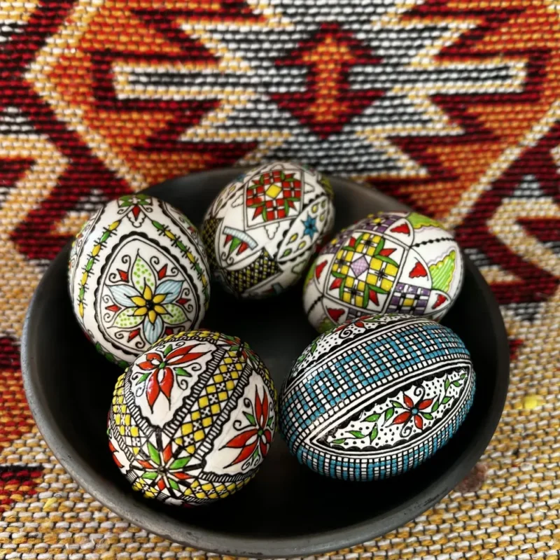 Ouă încondeiate-Ceramică Marginea