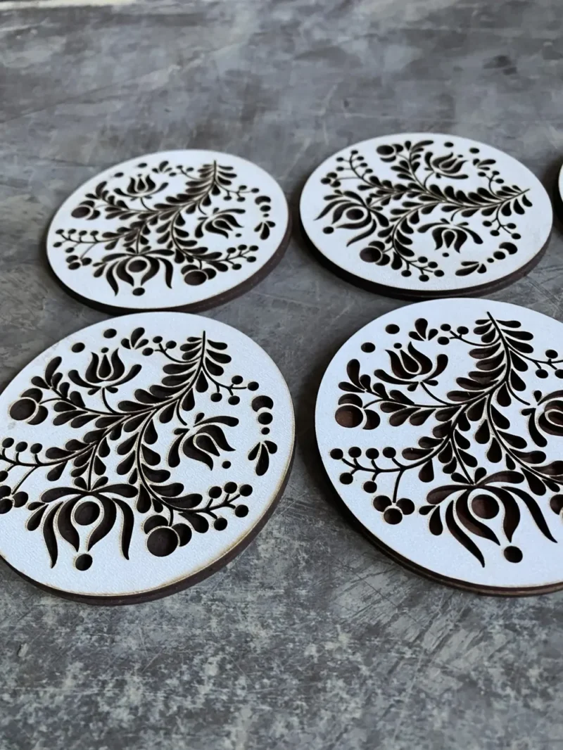 Set 6 suporturi pahare-Ceramică Marginea