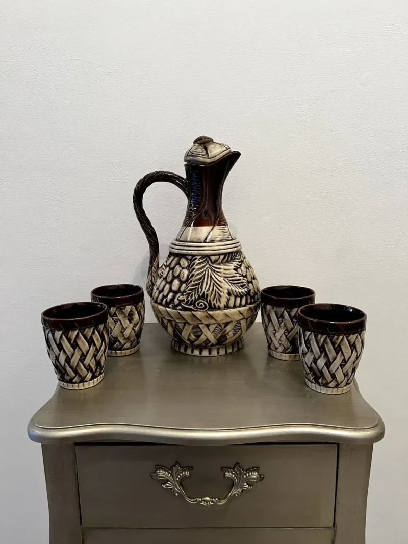 Set pentru vin-Ceramică Marginea