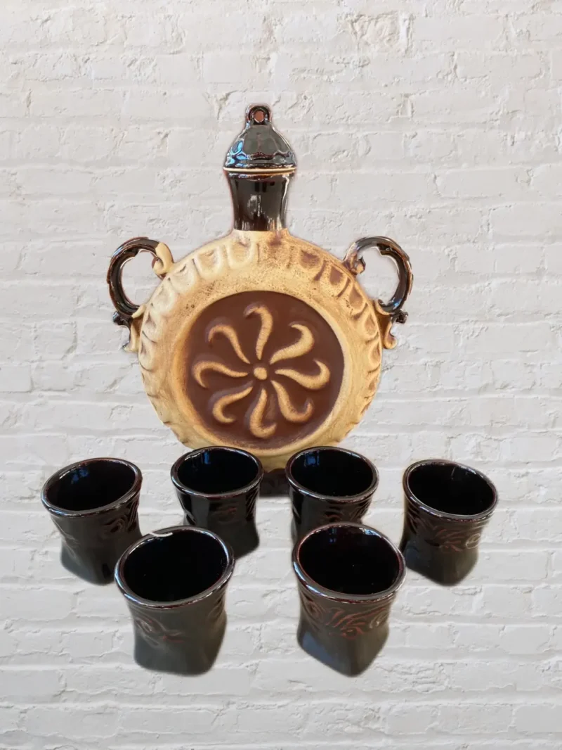 Set țuică-Ceramică Marginea