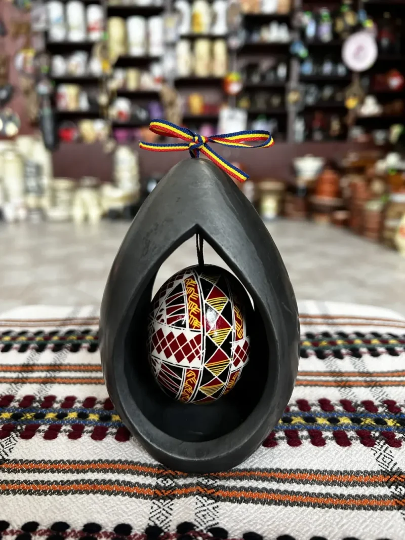 Suport ceramic cu ou încondeiat-Ceramică Marginea