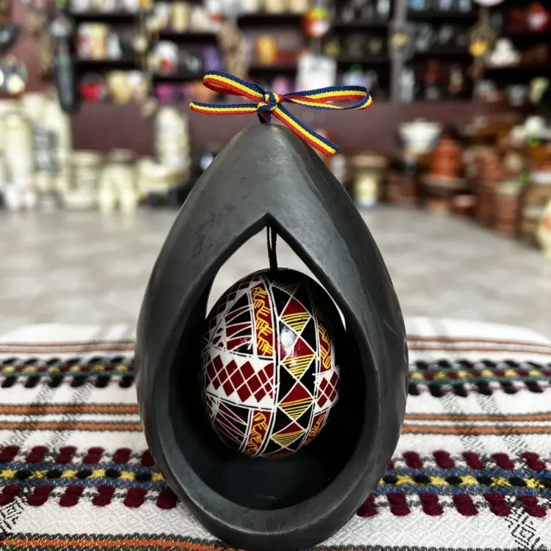 Suport ceramic cu ou încondeiat-Ceramică Marginea