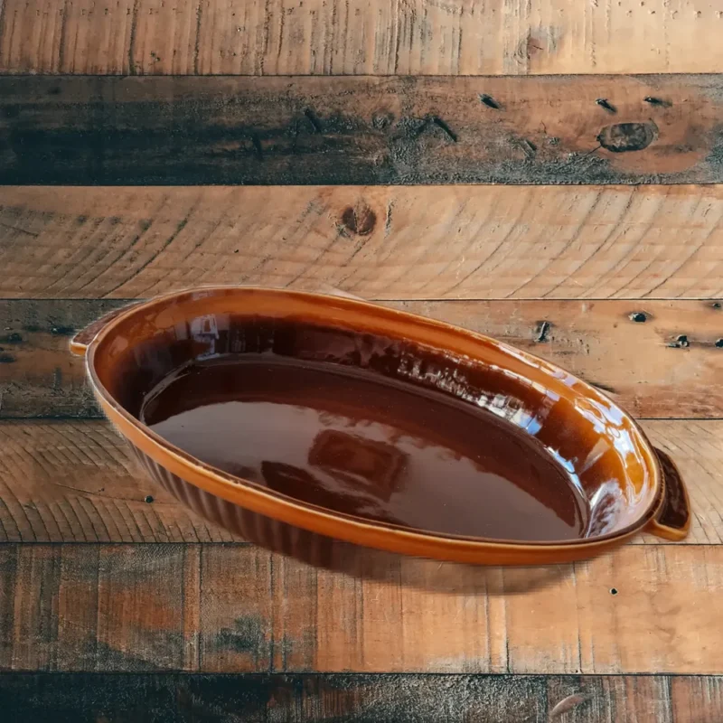Tavă ovală pentru cuptor-Ceramică Marginea
