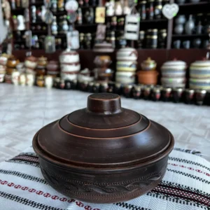 Vas maro pentru cuptor-Ceramică Marginea