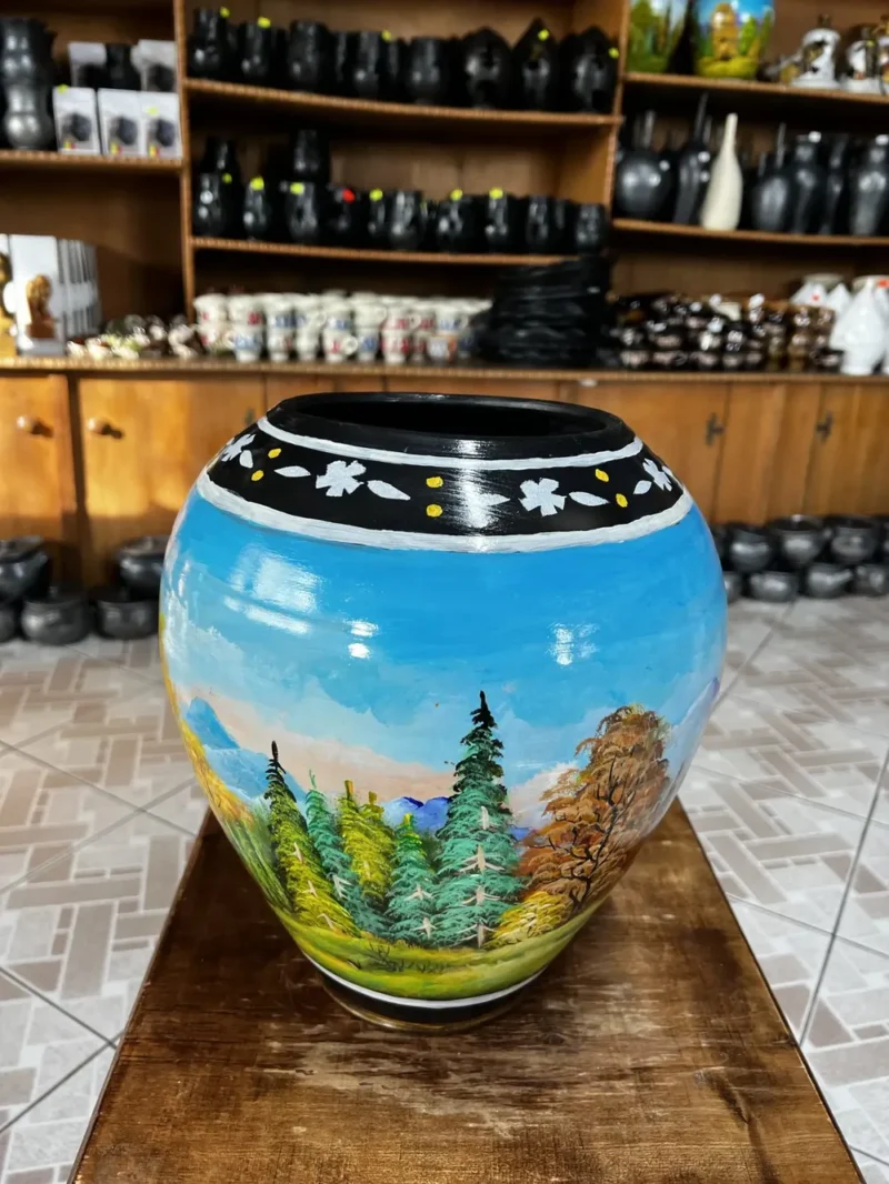 Vază ceramică pictată-Ceramică Marginea