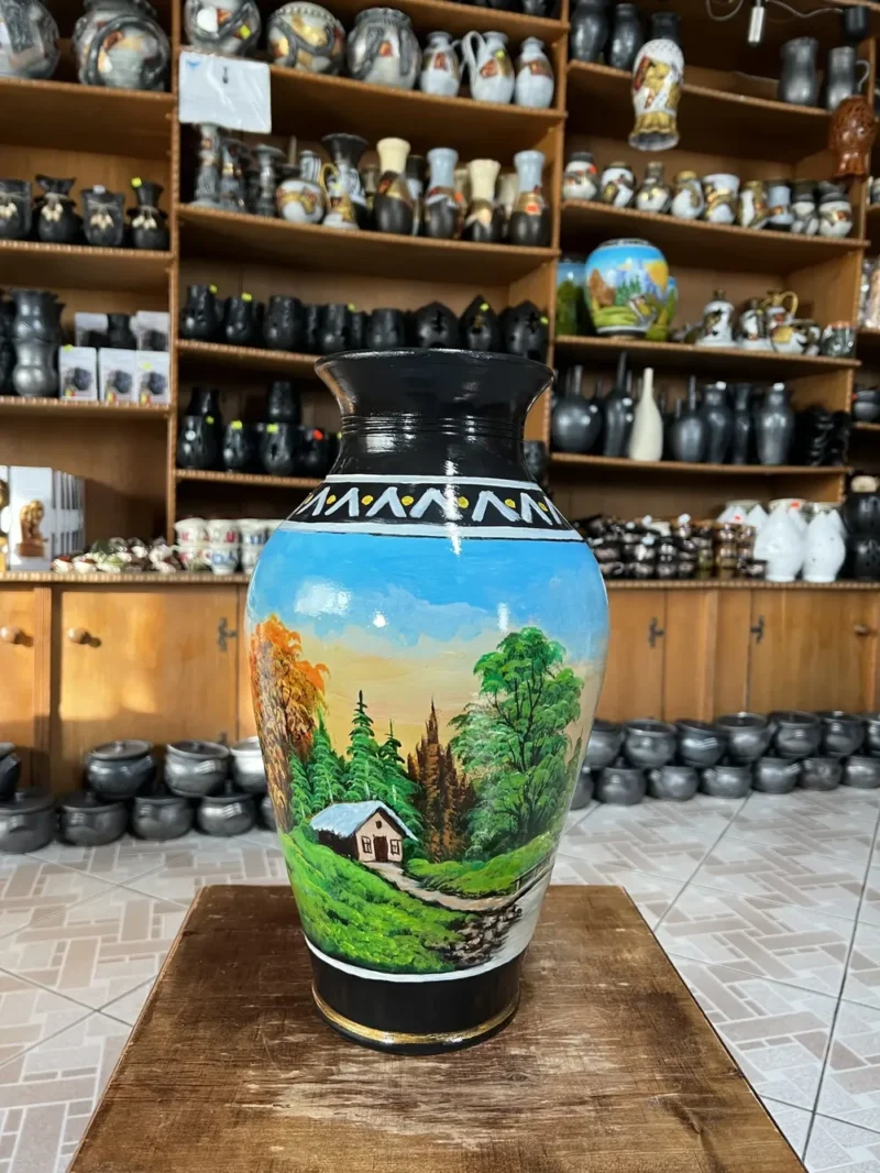 Vază ceramică pictată-Ceramică Marginea