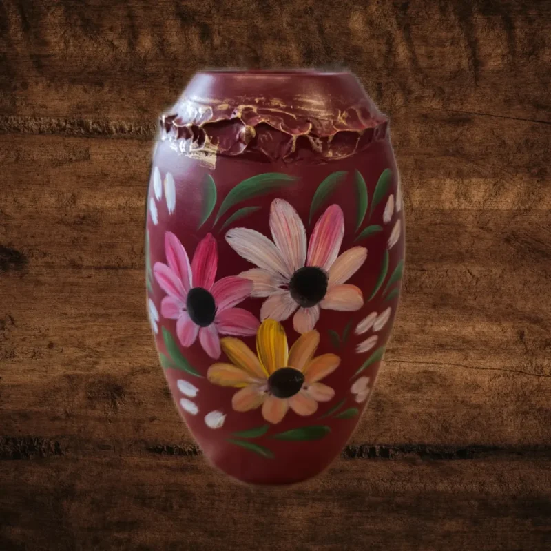 Vază colorată-Ceramică Marginea