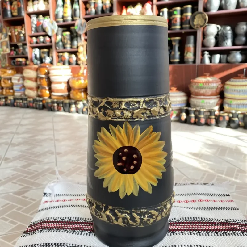 Vază conică pictată-Ceramică Marginea