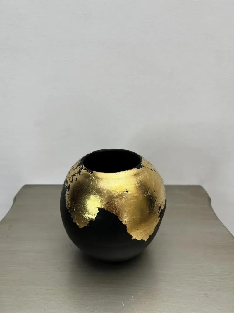 Vază cu foiță de aur - Ceramică Marginea