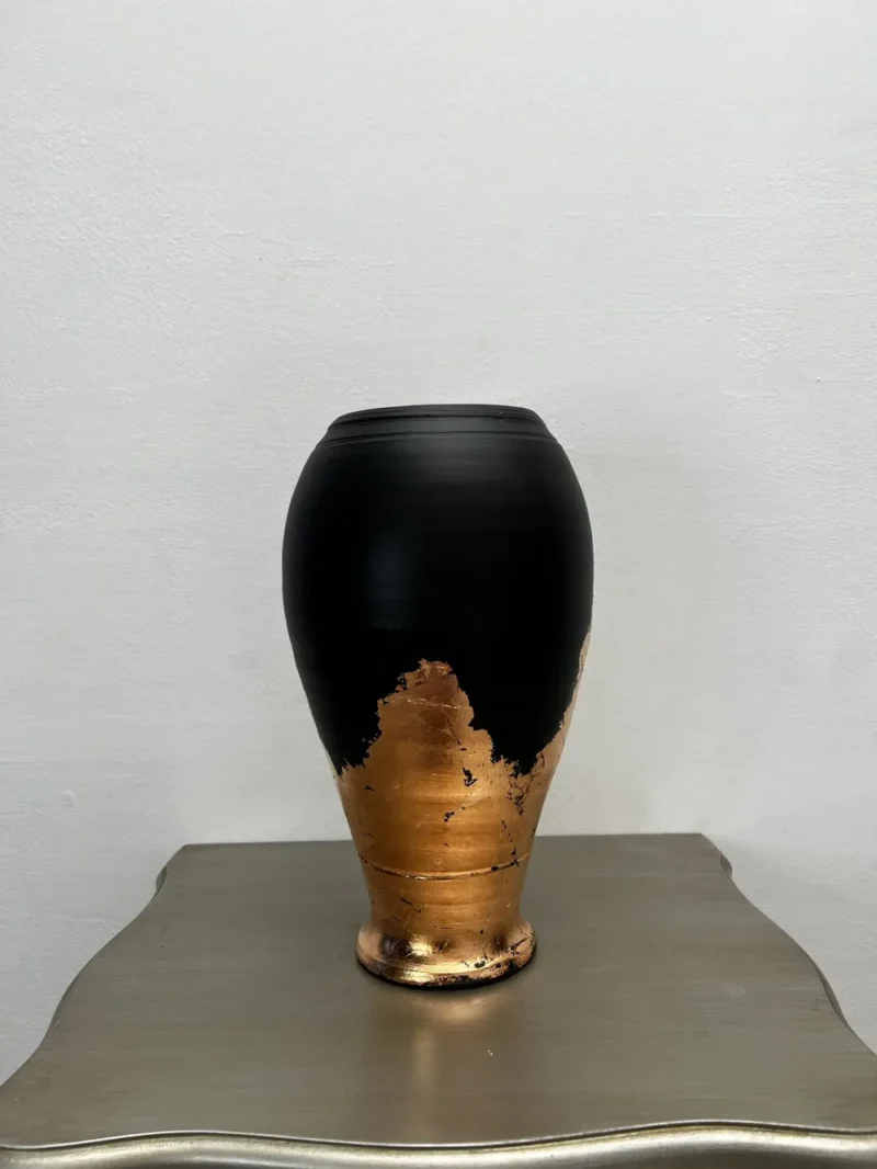 Vază cu foiță de cupru - Ceramică Marginea