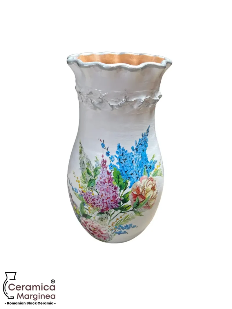 Vază decorată-Ceramică Marginea