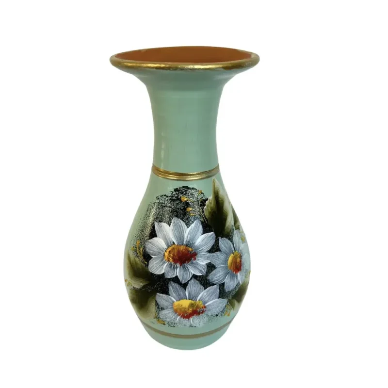 Vază mică pictată-Ceramică Marginea