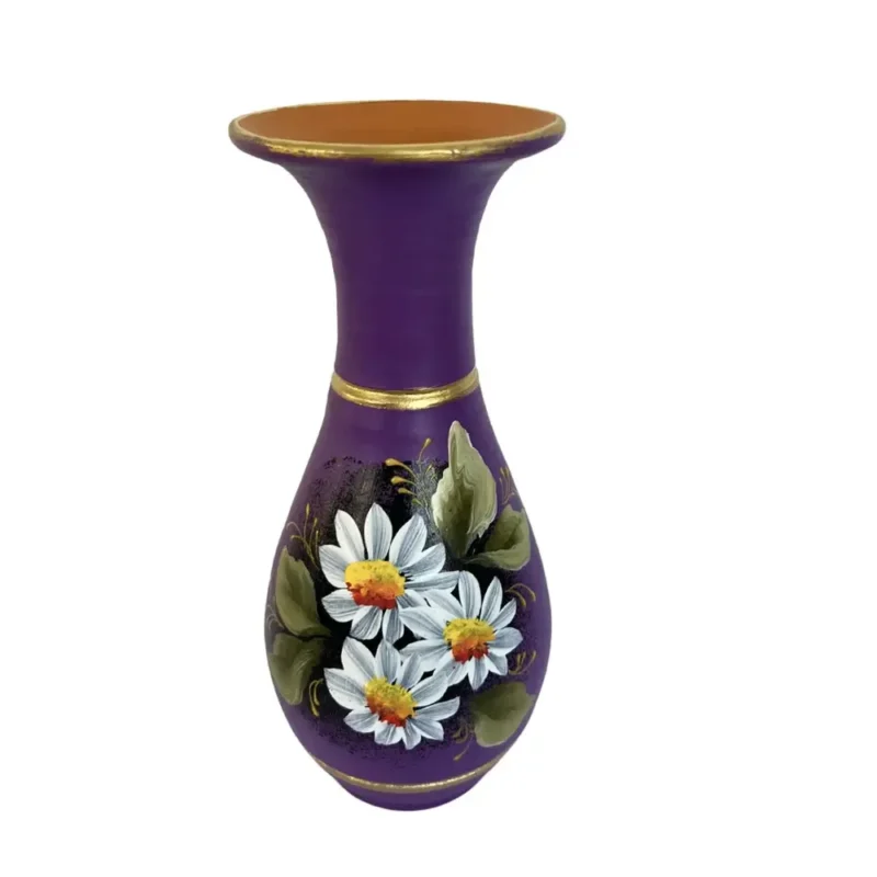 Vază mică pictată-Ceramică Marginea