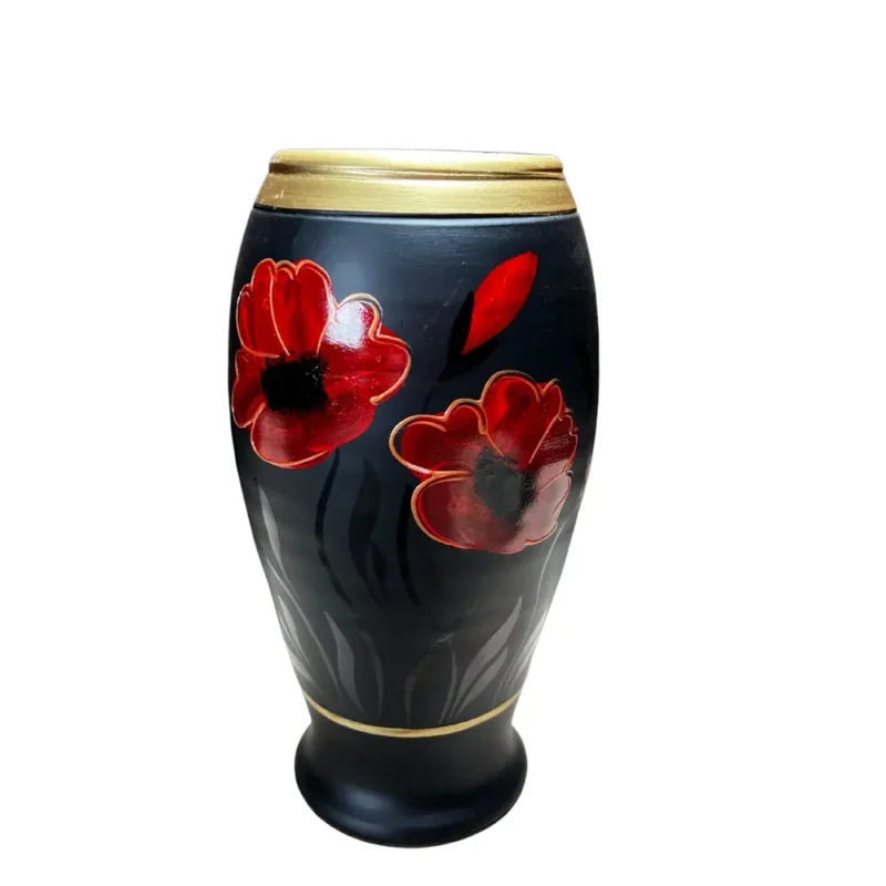 Vază pictată-Ceramică Marginea
