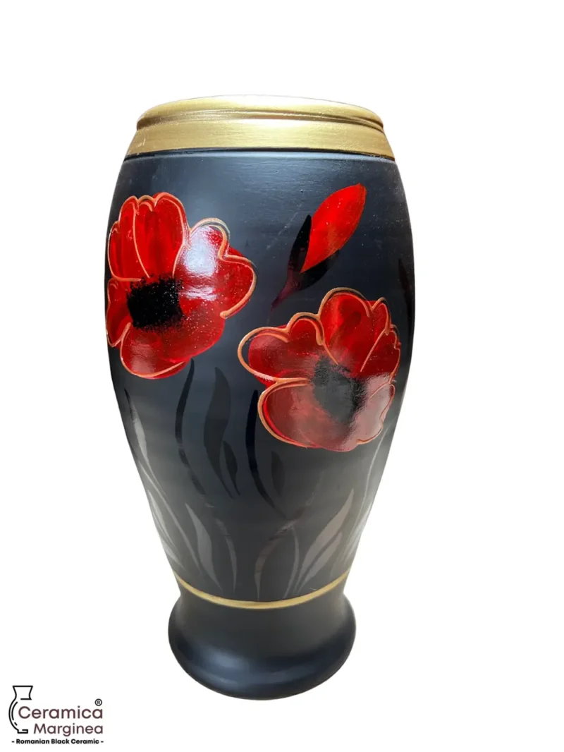 Vază pictată-Ceramică Marginea