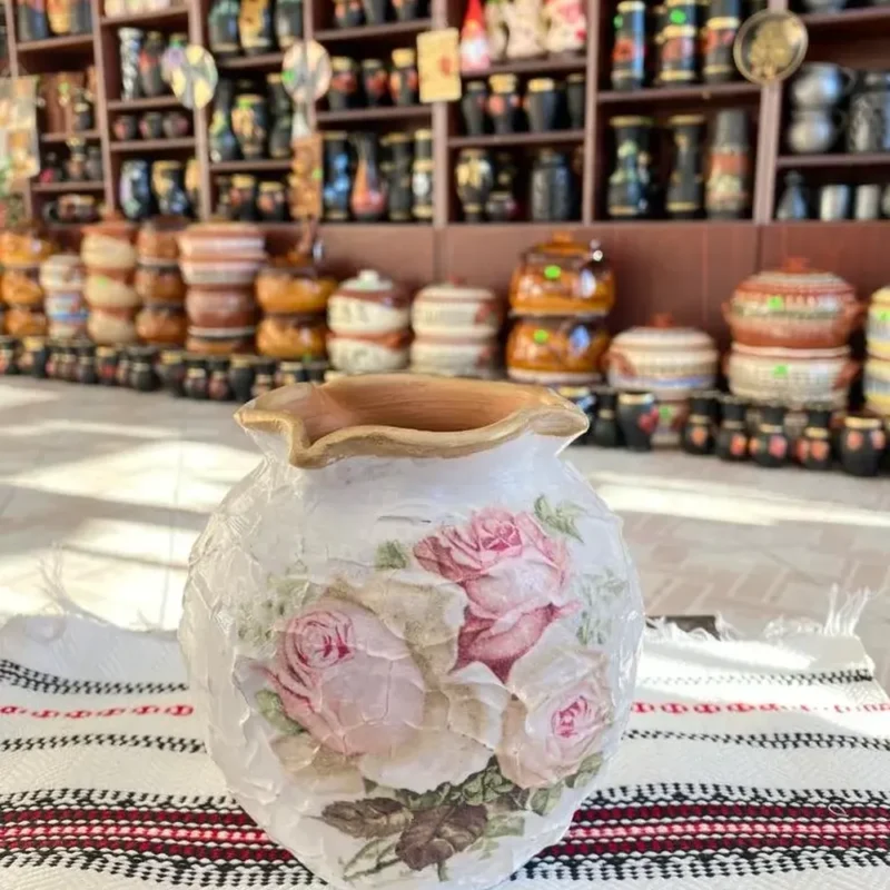 Vază sac mic-Ceramică Marginea