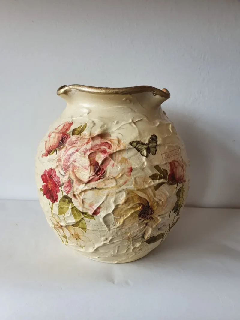 Vaza tip sac-Ceramică Marginea