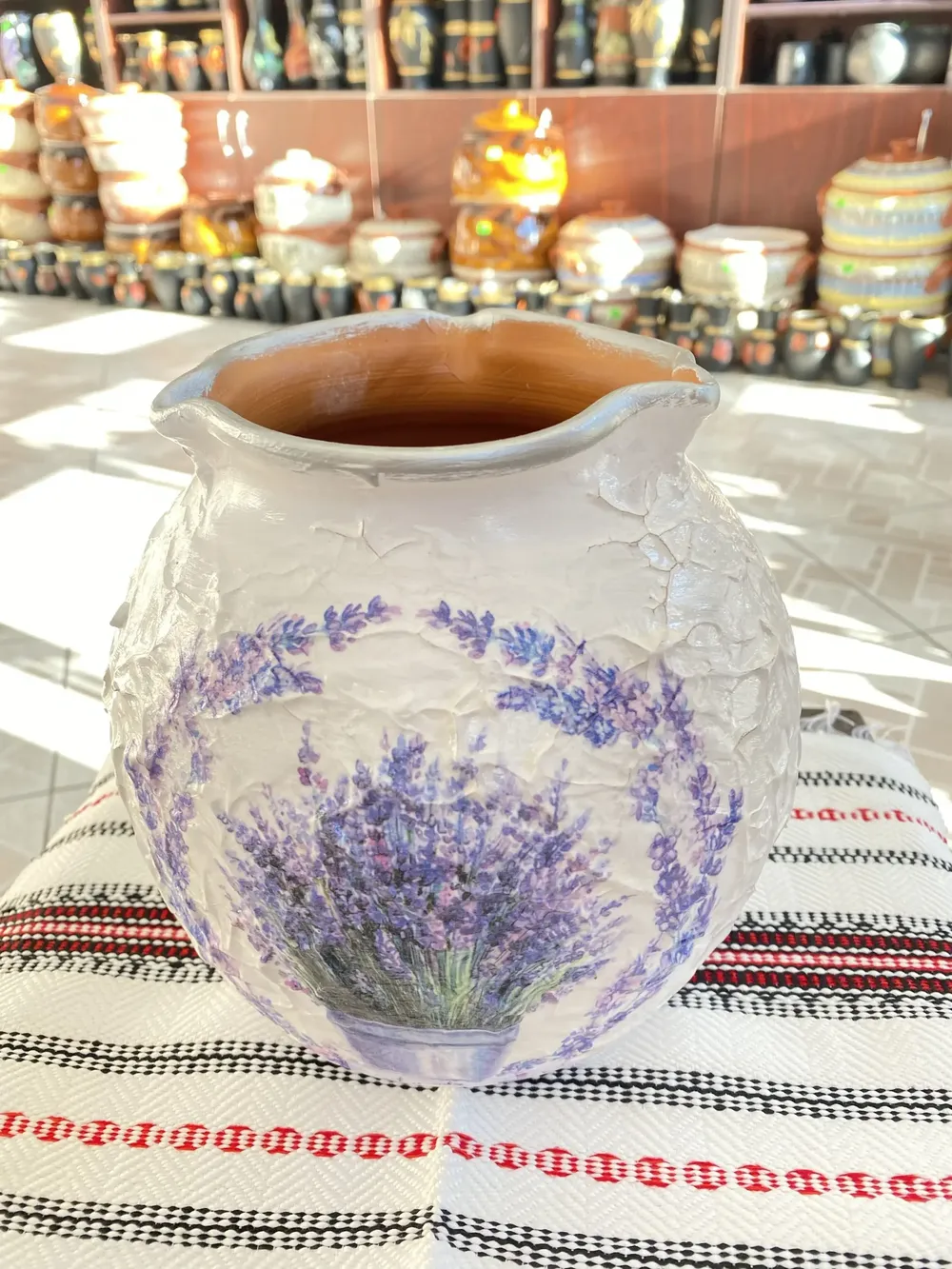 Vază tip sac-Ceramică Marginea