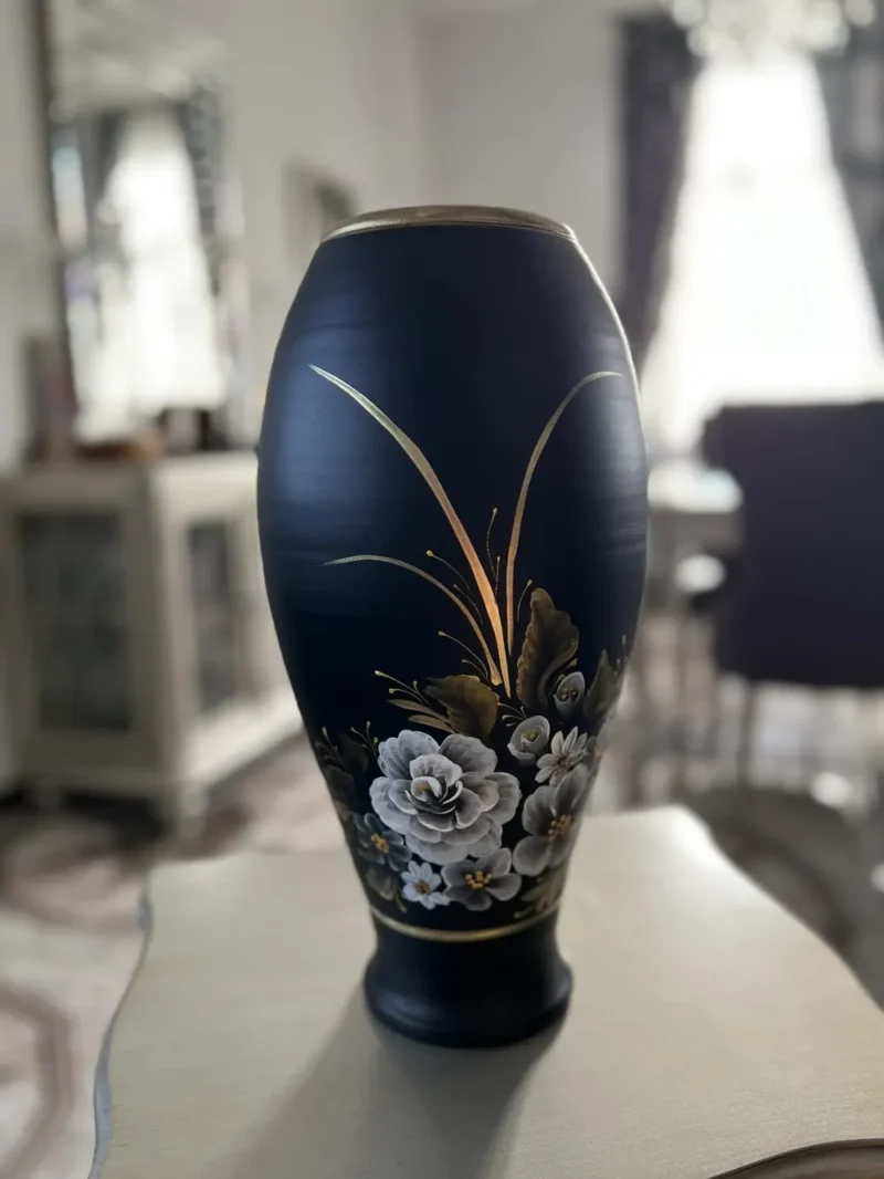 Vază mare pictată-Ceramică Marginea