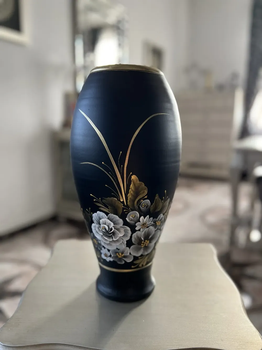 Vază mare pictată-Ceramică Marginea