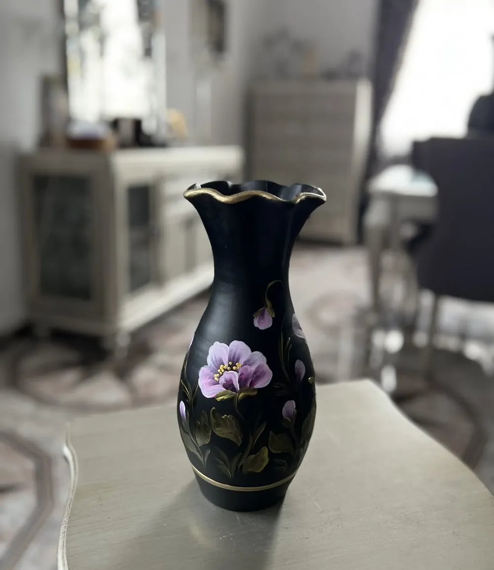 Vază medie creață-Ceramică Marginea