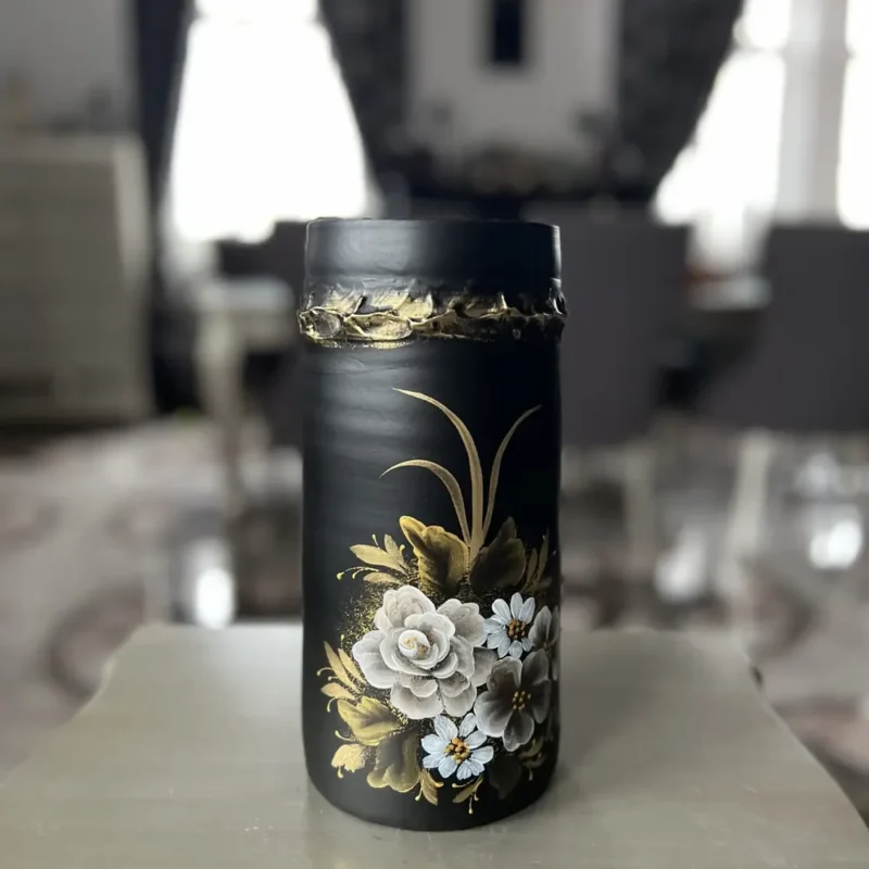 Vază modernă pictată-Ceramică Marginea