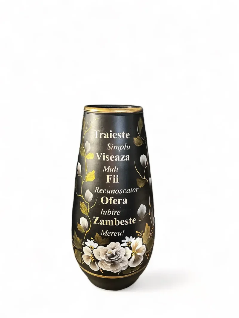 Vază cu mesaj-Ceramică Marginea