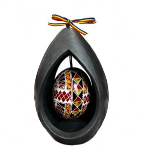 Suport ceramic cu ou încondeiat