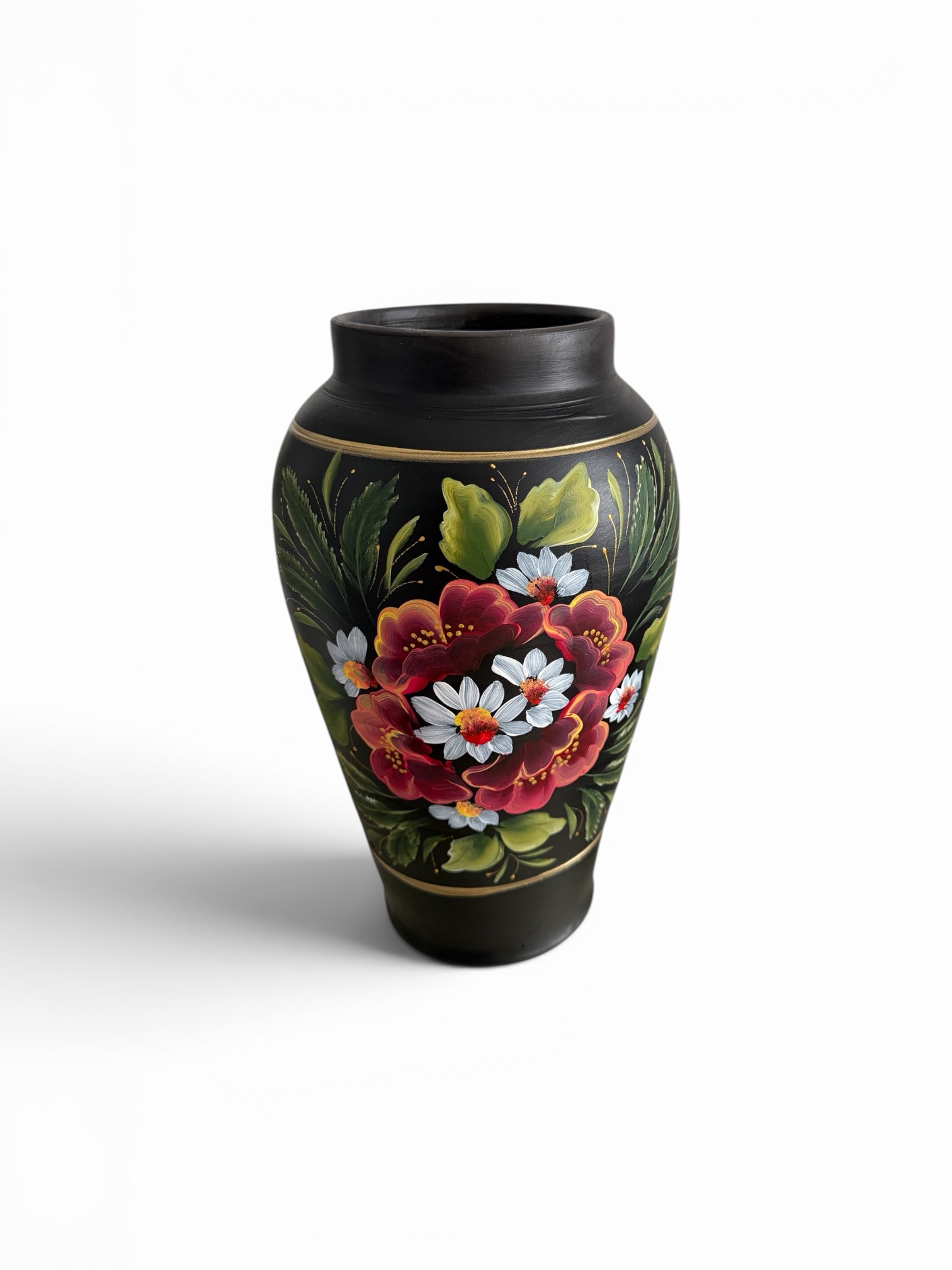 Vază ceramică pictată